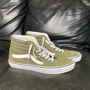 High Top Vans Skate Shoe Green